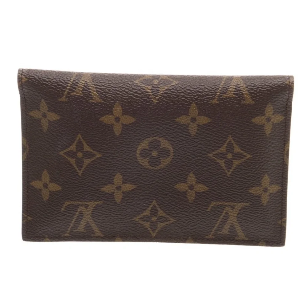 Louis Vuitton Monogram Daily Organizer Envelope Insert 2016 Red Clutch Wallet - Picture 2 of 5